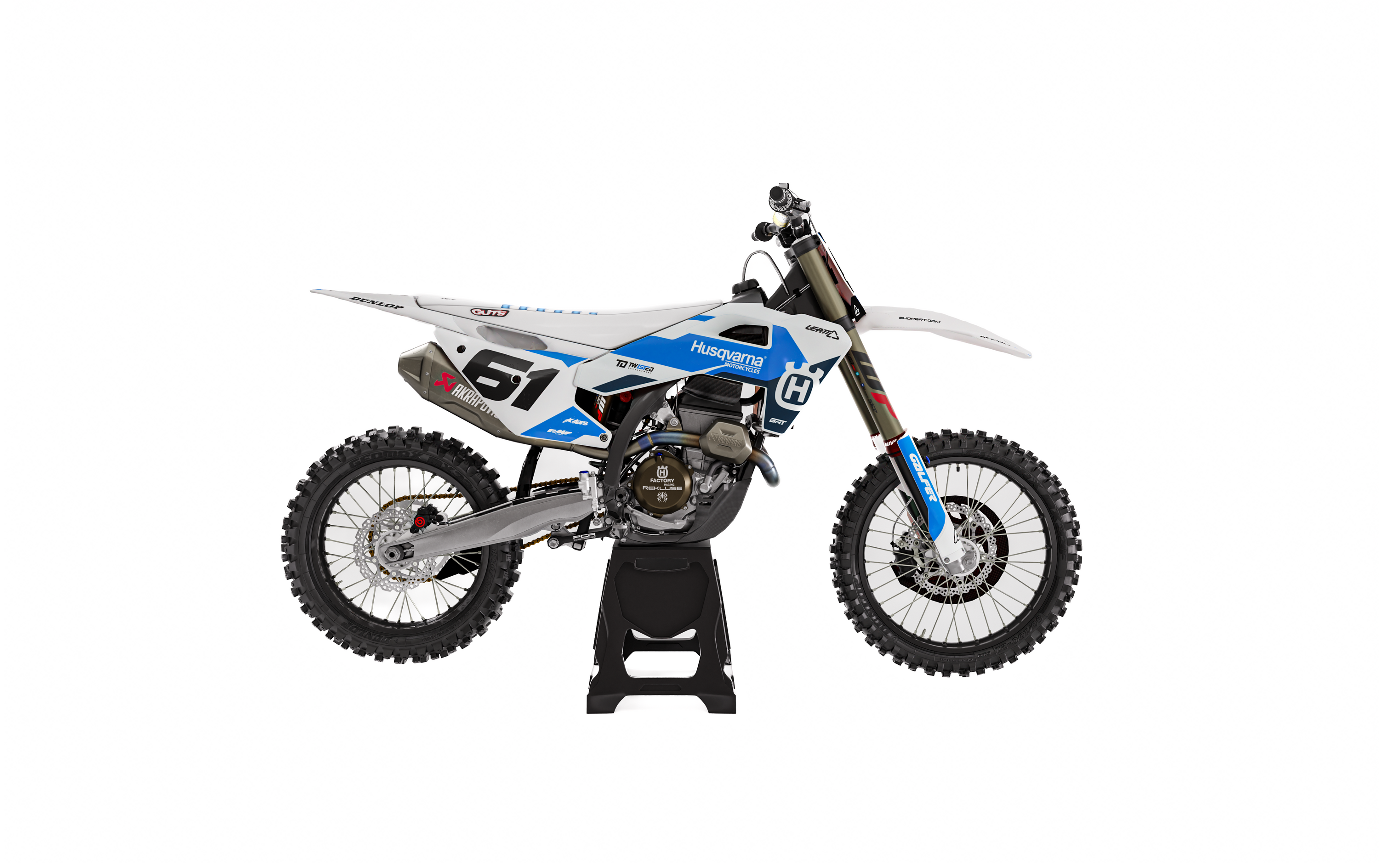 HUSQVARNA HQ10 flat graphics layout for logo placement reference