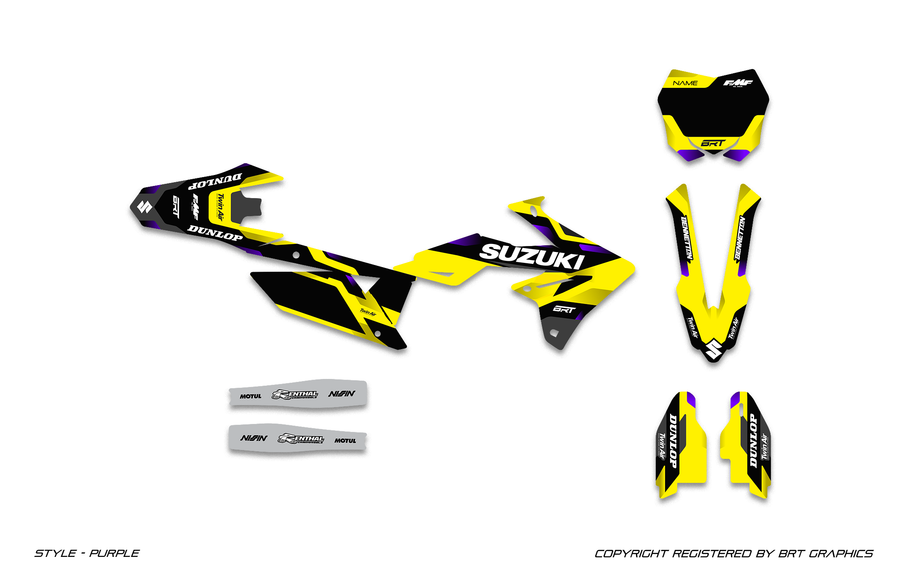 SUZUKI 1 PURPLE graphics colorway preview