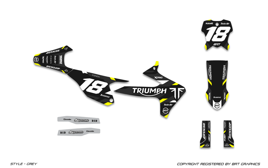 TRIUMPH 2 GREY graphics colorway preview