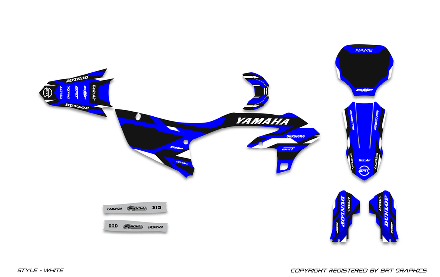 YAMAHA 3 WHITE graphics colorway preview
