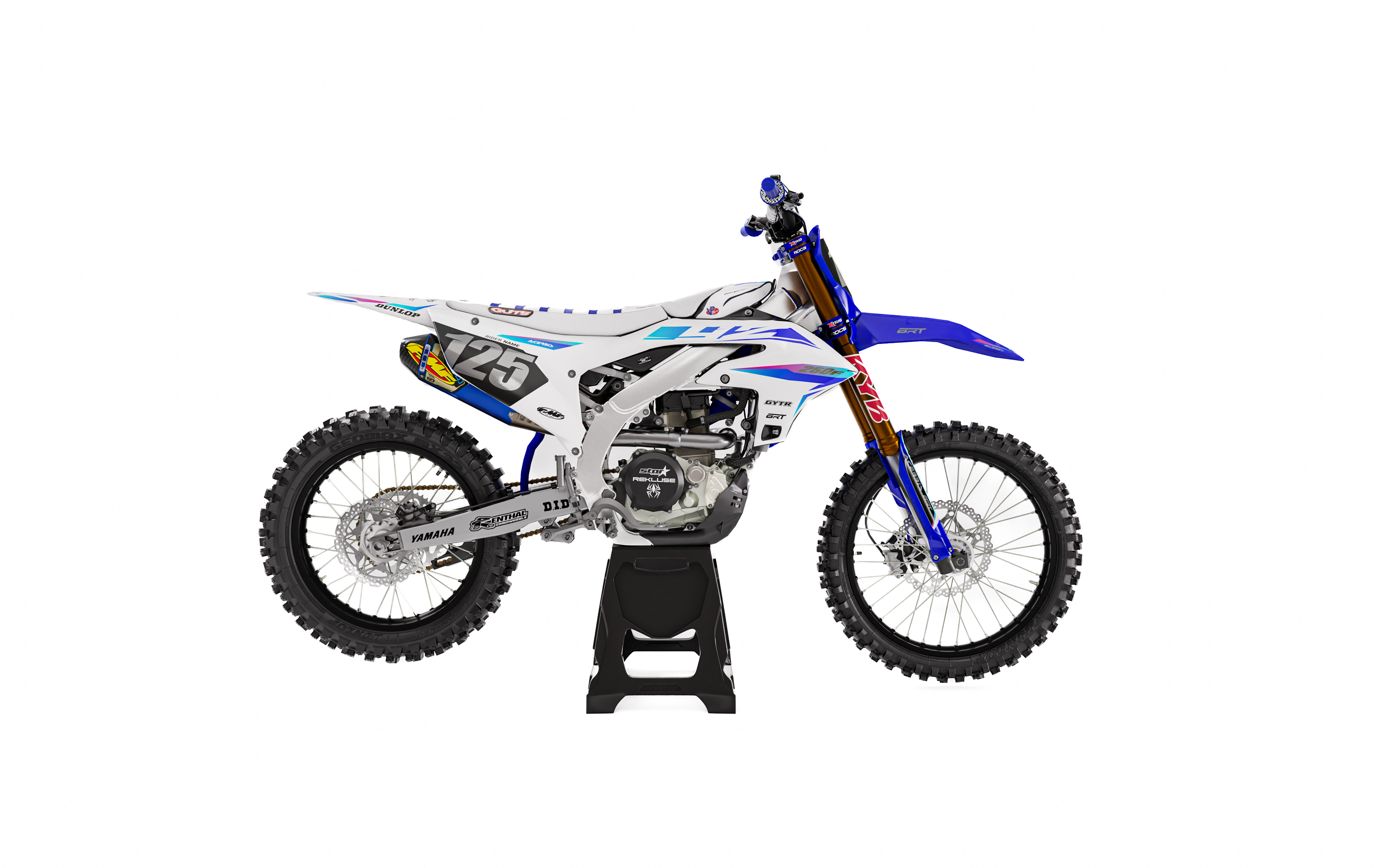 YAMAHA Y11 flat graphics layout for logo placement reference